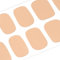 DANNI & TONI 28Pcs Semi Cured Gel Nail Wraps,Matte Solid Colour Soft Self-Adhesive Gel Nail Stickers(Pure Nude Elegance),UV/LED Lamp Required Salon-Quality Gel Nail Polish Strips Manicure Stickers Set