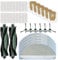 25 pièces Combo 105 Accessoires de rechange pour iRobot Roomba 105 Combo, Combo 2 Essential Robot Aspirateur, 2 brosses rotatives, 6 brosses latérales 6 filtres HEPA, 6 sacs à poussière, 5 serpillères