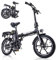 VDL A10 E-Bike Klapprad Elektrofahrrad 16 Zoll, 36V 11,4Ah Herausnehmbarer Akku für Lange Reichweite bis 30-50km, E-Bike mit LCD-Display, 25km/h, 3 Fahrmodi, Sitzhöhe Verstellbar
