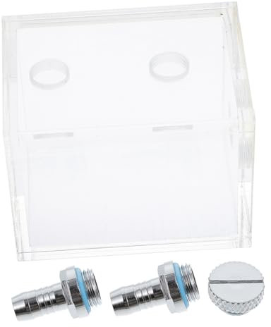 jojofuny Wasserkühltank Pc-acrylbehälter Transparent Mit Schnellverschluss Und Stopfen Für Cpu-kühler-wasserkühlungssystem Und Einfaches Flüssigkeitsmanagement