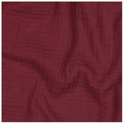 Musselin Bio Organic ab 1m Baumwollstoff Double Gauze Mulltuch Stoff Oeko-Tex