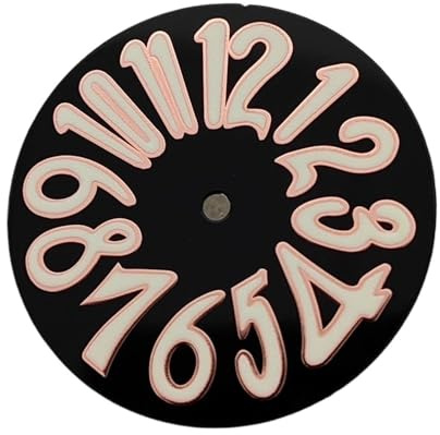 RNSZKIPJ Uhren-Modifikationszubehör, 33,2 mm, Emaille-Schriftzug, Persönlichkeitskombination, mehrere Optionen, geeignet für NH35-Uhrwerk, einfarbig, a1