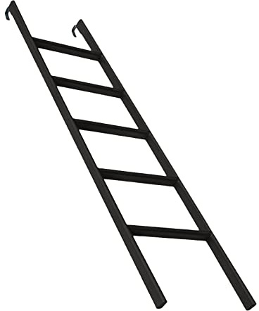 GJMSSMY Escalera para litera de Autocaravana, Escalera elevada de 152, 165 y 170 cm de Alto para Dormitorio, apartamento, Escalera de Suelo con Ganchos para Autocaravana, Seguridad para ni