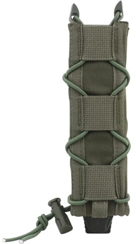 Magazintasche MOLLE Jagd Airsoft 9mm .45 Lange Single Mag Holder Pouch Schnellverschluss Taktische Gürtelausrüstung(MG-56 RG)