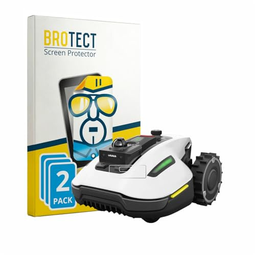 BROTECT Schutzfolie für Mammotion Yuka Mini 2 1000 | (NUR Kamera) 2 Stück Transparenter Displayschutz Made in Germany Klare Displayschutz-Folie Clear Einfache Montage