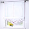 Joyswahl Raffrollo Voile Transparentes Bändchenrollo Lisa mit Tunnelzug Stickerei Gardine BxH 60x140cm Violett 1er Pack