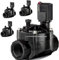 Suinga 4 x ELECTROVALVULA RIEGO Rain Bird 100HV. 1 9V 32MM PARA PROGRAMADORES DE RIEGO a pilas bateria 9V, negro