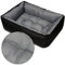 SuperKissen24. Hundebett Hundekorb Hundesofa Tierbett für Kleine, Mittlere und Grosse Hunde - Waschbar - Größe XL - Grau