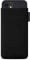 Adore June Protection Sleeve Classic Recycled Black compatible with iPhone 13 mini/iPhone 12 mini, Modern Sustainable R-PES Fabric. Made in Europe
