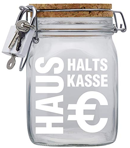 Spardose Haushaltskasse Geld Geschenk Idee Transparent L