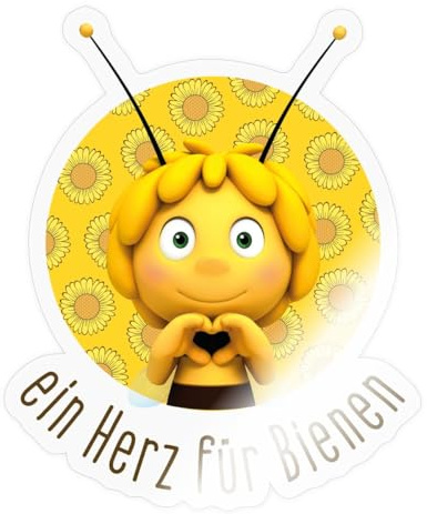 Biene Maja Ein Herz Für Bienen Sticker Aufkleber