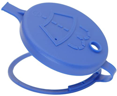 LRMYS Replacement Car Windscreen Fluid Reservoir Cap, Automobile Washer Wiper Cleaning Fluid Bottle Cover 52.5mm Inner Diameter Suit for Ford Focus Citroen Peugeot, Blue 1 Pack