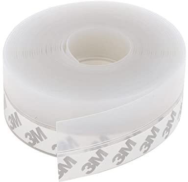 SIOPPKIK Guarnizione Finestra, Paraspifferi Sottoporta,8M x 25MM a Forma di Porta, Antivento Striscia di Sigillatura Antipolvere(1Pcs)