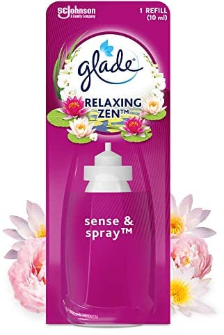 Glade Sense et Spray Nachfüllpack für Diffusor mit Bewegungserkennung – mit ätherischen Ölen – bis zu 2 Monate Duft – Relaxing Zen – 1 Nachfüllpack