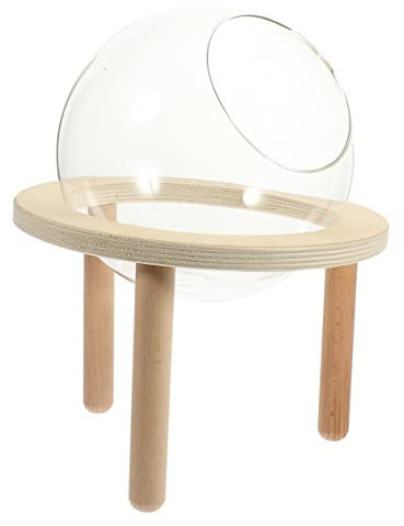Boîte Salle De Bains en Bois pour Cage Petite Maison Chinchilla Toilette Accessoire Pet Gerbilles Hamster Maison Ménage Titulaire Animaux Cachette Clair Bain Baignoire