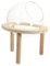Boîte Salle De Bains en Bois pour Cage Petite Maison Chinchilla Toilette Accessoire Pet Gerbilles Hamster Maison Ménage Titulaire Animaux Cachette Clair Bain Baignoire