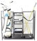Golftaschen-Organizer Golf Garage Organizer Golf Bag Storage Rack for Garage Golf Club Storage Garage Organizer Golf Bag Rack Stand Sportgeräte und Spielzeugaufbewahrung im Freien