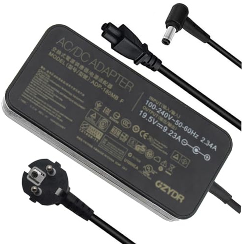 19.5V 9.23A 180W Laptop Netzteil Ladekabel Ladegerät für Asus ROG G750JM G750JS G750JW G750VW G750VX G751JL G751JM G752VL G752VT G55V G55VW G75VW G75VX ADP-180MB F FA180PM111 ADP-180HB D(5.5 * 2.5mm)
