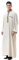 Generisch Damenkleid Middle Moslem-Robe Arabische Anwendung Kragen für Männer Stand muslimischer Kleidung Muslim Ring Herren
