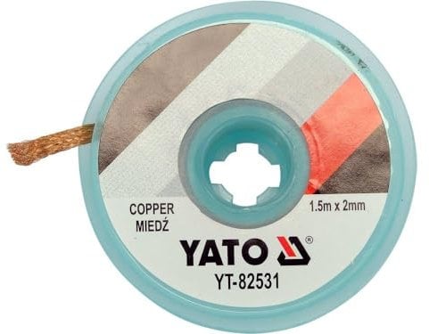 YATO YT-82531 Entlötlitze 2.0mm Kupfer 1.5m