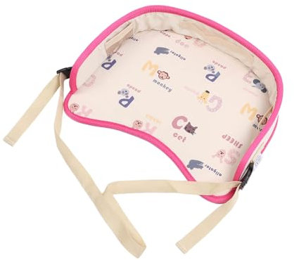 Bandeja de Seguridad para Asiento de Coche, Bandeja para Asiento de Coche Infantil, Tela Oxford de Dibujos Animados, Portátil Plegable (Letras)