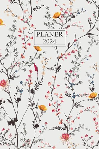 Terminplaner 2024: Terminkalender von Januar 2024 bis Dezember 2024 I 1 Woche 2 Seiten I Wochenplaner A5