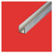 Commentfer - Profilé u aluminium 20x20 Epaisseur - 2 mm, Longueur - 0.5 mètre