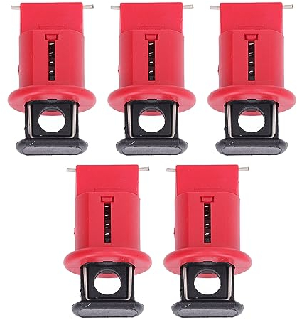 Risegun Leistungsschalter Verriegelung, 5pcs Leistungsschalter Lockout, Elektrische Leitungsschutzschalter Sicherheitsverriegelung für Stromisolierung