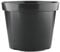 5 x 5L Easy Release Black Plastic Plant Pots, Large And Small Plant Pots Outdoor or Indoor Flower pot for Healthy Root Growth Lightweight & Weather Resistant for Flowers, Plants And Herbs