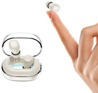 Mini unsichtbare Kopfhörer Bluetooth kabellos in Ear kleinste drahtlose schnurlose Ohrhörer Wireless Tiny Earbuds Ohrstöpsel für kleine Ohren Gehörgänge im Ohr versteckt Kopfhörer Headsets für Arbeit