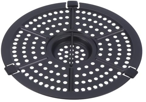 sourcing map Air Fryer Replacement Grill Pan 6.24 Inch Non-Stick Fry Pan Dishwasher Safe Black for Air Fryers, Air Fryer Grill Plate