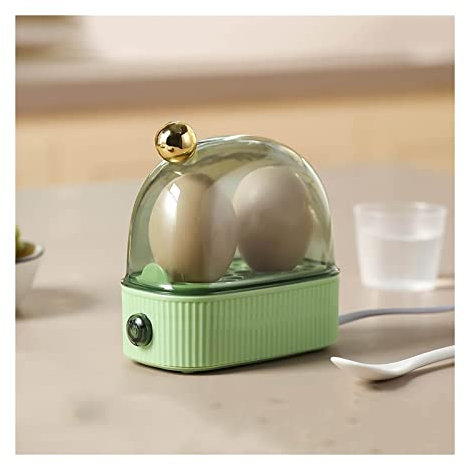 Egg Boiler - Multifunctional quick egg cooker suitable for breakfast for one person - Small Egg Boiler and Steamer - Boils two eggs - Ideal for dormitories and home use