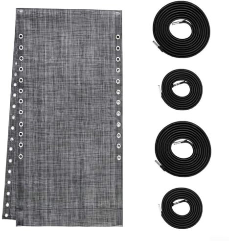Verbessern Sie Ihren Strandkorb mit diesem 160 x 43 cm Nylon-Reparatur-Set (dunkelgrau)