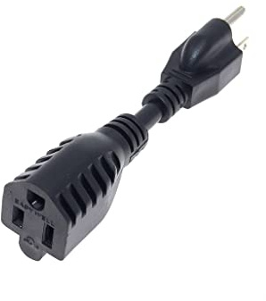 CHBRZZOE Verlängerungskabel USA 3. Prong männlicher Stecker an weibliche Steckdose-Verlängerungskabel Amerikaner Nema 5-15p. Bis 5-15r Netzkabel 0,5 m / 1m / 2m/ 3.0m / 5m Dc Verlängerungskabel(3.0m)