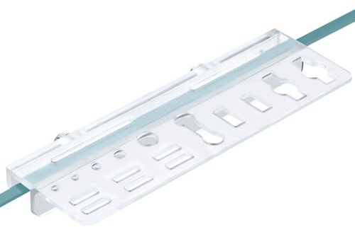 Aquarien Werkzeughalter, 13 Löcher, Aquarium Pinzette Schere Storage Rack, Aquarien Werkzeugständer zum Organisieren von Aquarium Werkzeugen, Dicke Des Aquariums ≤ 1,2cm