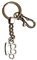 Stainless Steel Knuckle Duster Keychain, Knuckles Bag Charm