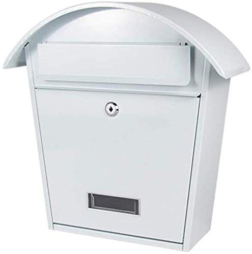 Cassetta Postale in Ferro battuto, Scatola per giornali, Posta Creativa, Impermeabile, da Appendere alla Parete Esterna della Villa