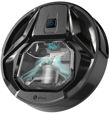 Lefant Aspirateur Robot 6000Pa, Navigation Laser ToF, Évitement Précis des Obstacles, Anti-Enchevêtrement Idéal pour Poils d'animaux, Cheveux et Sols Durs, Contrôle par App/Alexa, M310 Ultra