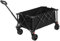 Seyakany Chariot de Courses, brouette Jardin avec poignée réglable, Le Shopping, Le Sport et la pêche, 77 x 48 x 45, Noir