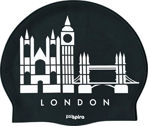 Cuffia in silicone LONDRA | Cuffia da nuoto | Cuffia da bagno | Cuffia da piscina | Arte e nuoto | Prodotto in Italia