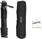 Qukaim ZOMEI Q310 Profional Aluminum Alloy Camera Video Tripod, 4-Section Extendable Monopod with Fluid Damping Head, Flip Buckle Design, Max Load Capacity 10kg