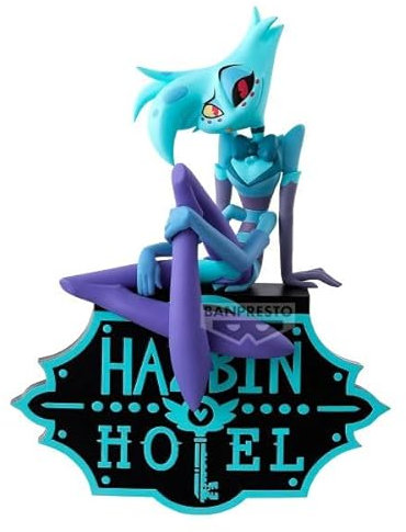 Banpresto Actionfigur Angel Dust Hazbin Hotel, Monitor Top (Ver.B) 16 cm, BP29702P, Mehrfarbig, Sammelfigur, optimal für Anime-Fans