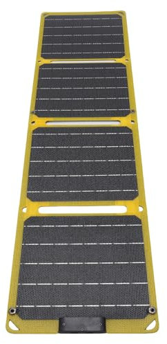 Luocute 40W Solarpanel -Ladegerät, Tragbares Solarmodule Ladegerät mit Doppel -C -Anschlüssen für Laptops -Telefone, Faltbarer Solarkoffer für Outdoor -Aktivitäten, Schnelles Ladevorgang