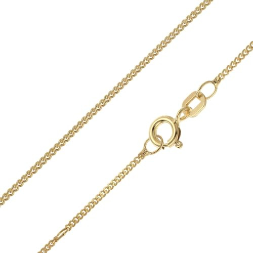 trendor pansarkedja för hänge 925 silver förgylld 1,2 mm bred 28935 | Guldpläterad kedja i sterlingsilver, halsband för smycken, silverhalsband för kvinnor, män och barn, gåva