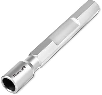 Nucraft HEX28 Ø25,5 mm Enfonce-piquet 35 x 260 mm pour enfoncer des piquets de terre, piquets de mise à la terre, piquets de terre – Marteau-piqueur Enfonce-piquet