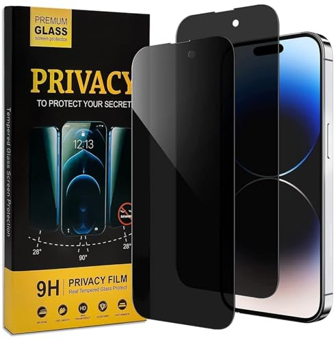 KNEKT Privacy Screen Protector Tempered Glass Screen Protector, Anti-Spy Tempered Glass Film for All Models of Iphone (Iphone 12 mini)
