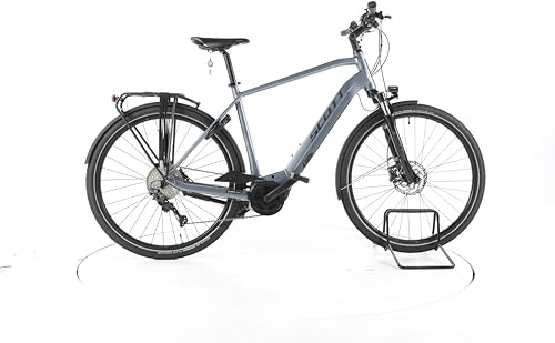 SCOTT E Bike Sub Tour eRide 10 Trekking E-Bike Herren 28 Zoll Elektrofahrrad, Bosch 65 Nm 625 Wh, 10 Gänge, Hydraulische Scheibenbremse 186-196 cm grau (Generalüberholt)