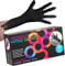 FRAMAR Gants Jetables Noir - Gants Nitrile S, Gant Nitrile Noir, Gant Menage, Mecanique, Disposal Gloves Black, Nitrile Gloves - Petite 100
