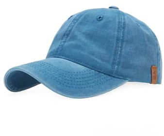 mh michael heinen Unisex Baseball Cap, Verstellbarer Riemen, Basecap, Kappe, Baumwollcap, Cap, 100% Baumwolle, modisch Blue OS