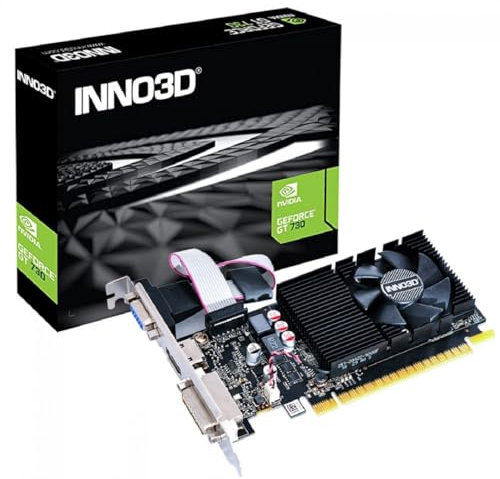 Inno3D GeForce GT730 4GB SDDR3 64-bit 1,6Gps DVI+VGA+HDMI Heatsink